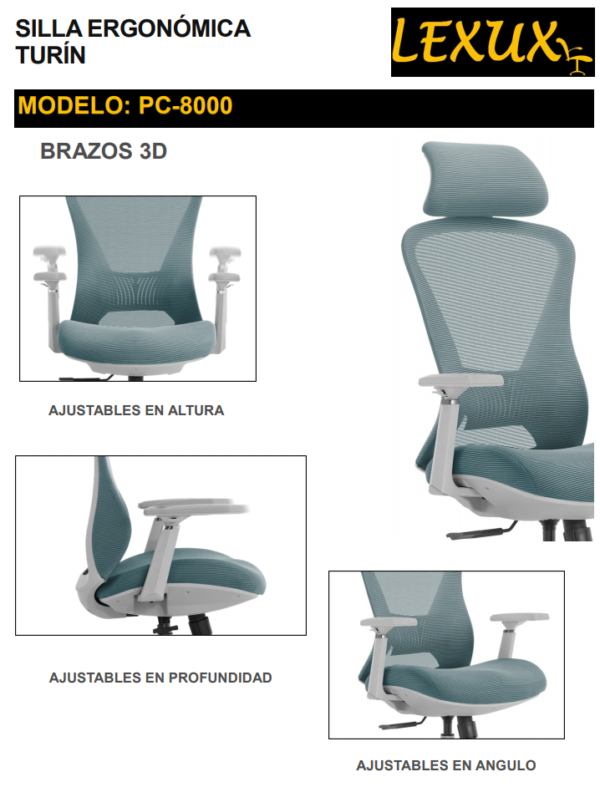 SILLA TURIN NEGRA - Image 6